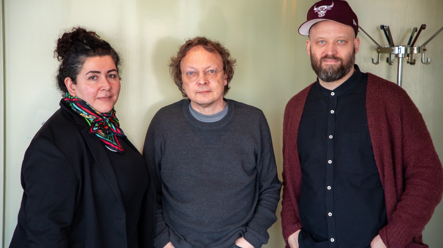 Farnaz Arbabi, Erik Uddenberg och Gustav Deinoff.jpg